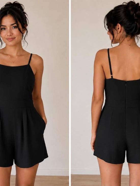 LOFT Pants - Loft Black Sleeveless Rompe